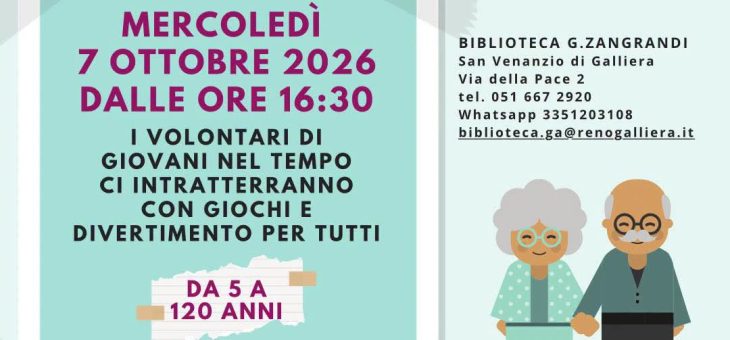 Giochiamo e ci divertiamo Biblioteca San Venanzio