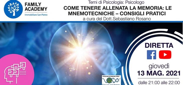COME TENERE ALLENATA LA MEMORIA: LE MNEMOTECNICHE – CONSIGLI PRATICI