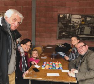 I giocatori con Ennio Peres