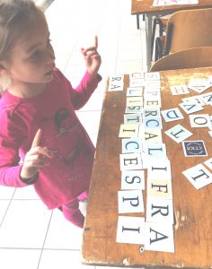GIochiamo con le lettere