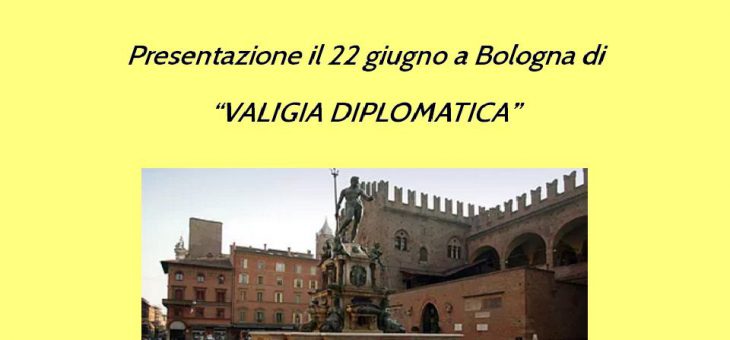 Presentazione del libro “Valigia Diplomatica” di Antonio Morabito