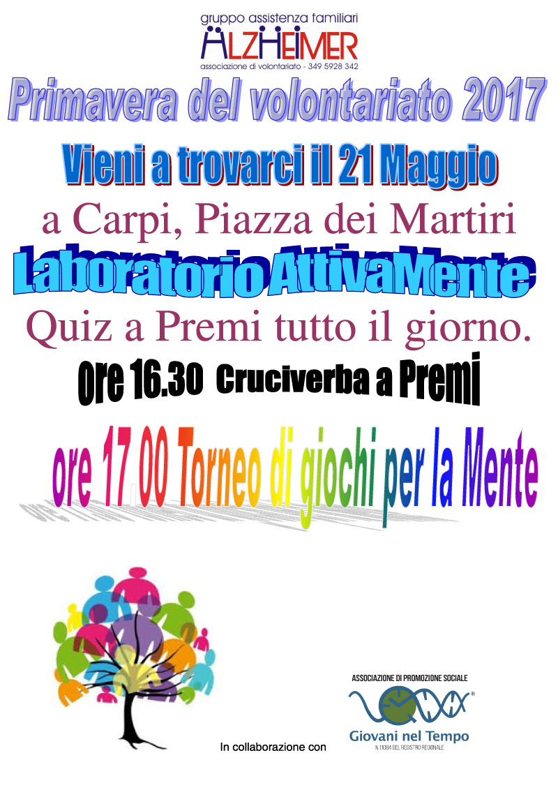 Volantino Primavera del Volontariato 2017