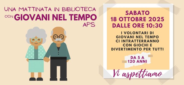 Una Mattinata in biblioteca 18 ottobre 2025