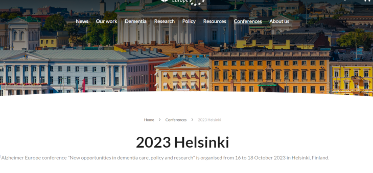 Alzheimer Europe 2023