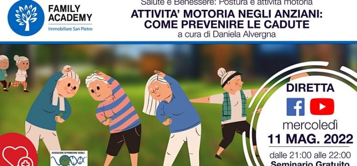 ATTIVITA’ MOTORIA NEGLI ANZIANI: COME PREVENIRE LE CADUTE