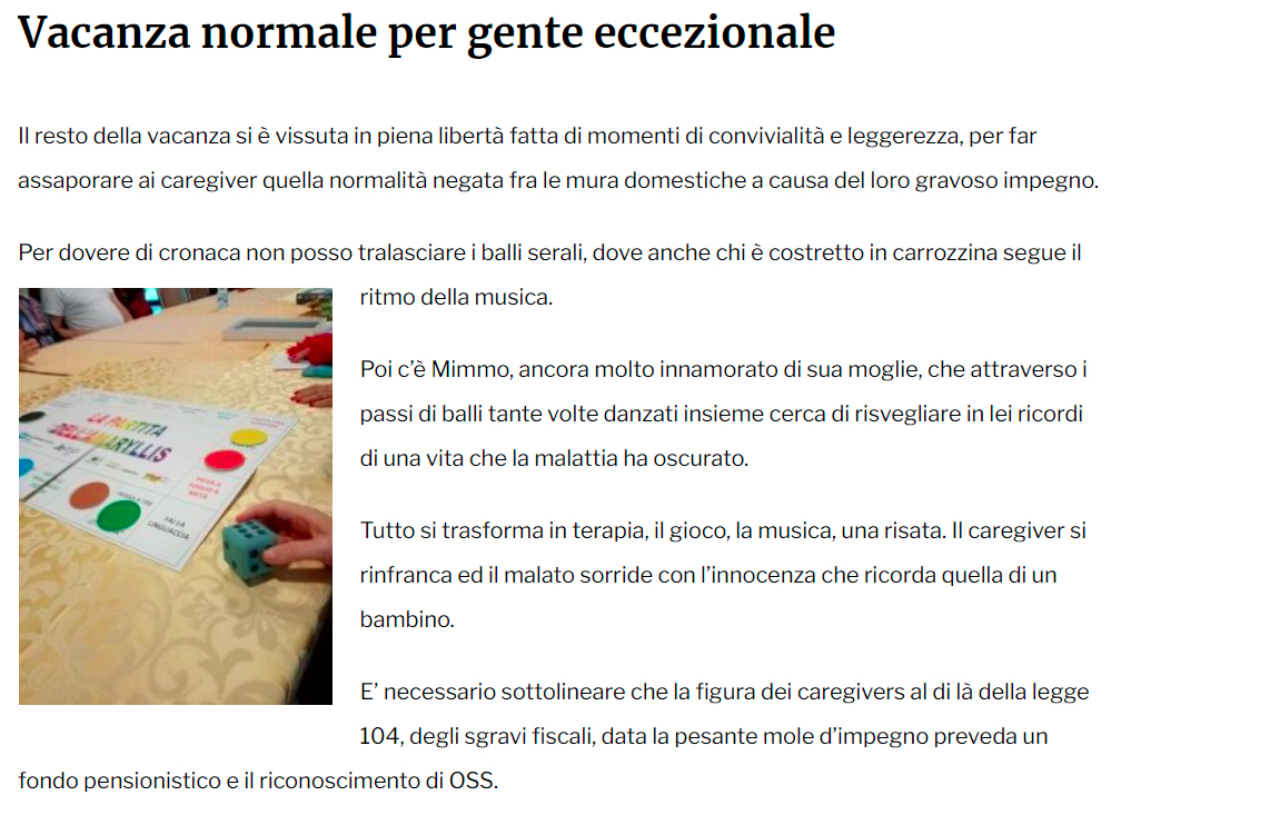 vacanza normale per gente eccezionale