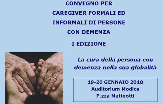 Convegno per Cargiver: La cura della persona con demenza nella sua globalità