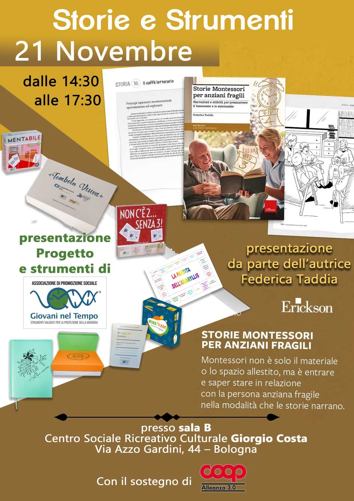 Presentazione Libro e Presentazione Progetto e Strumenti