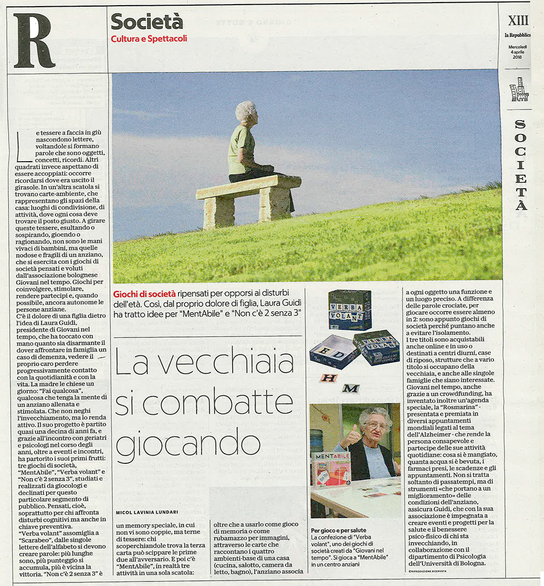 Comunicato stampa La Repubblica