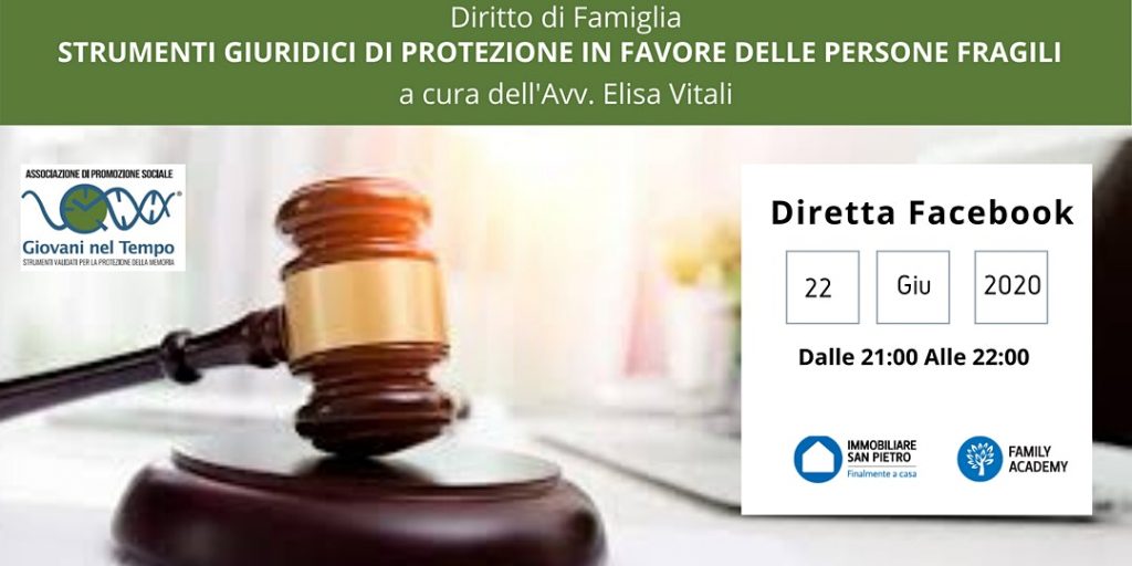 Strumenti giuridici di protezione in favore delle persone fragili